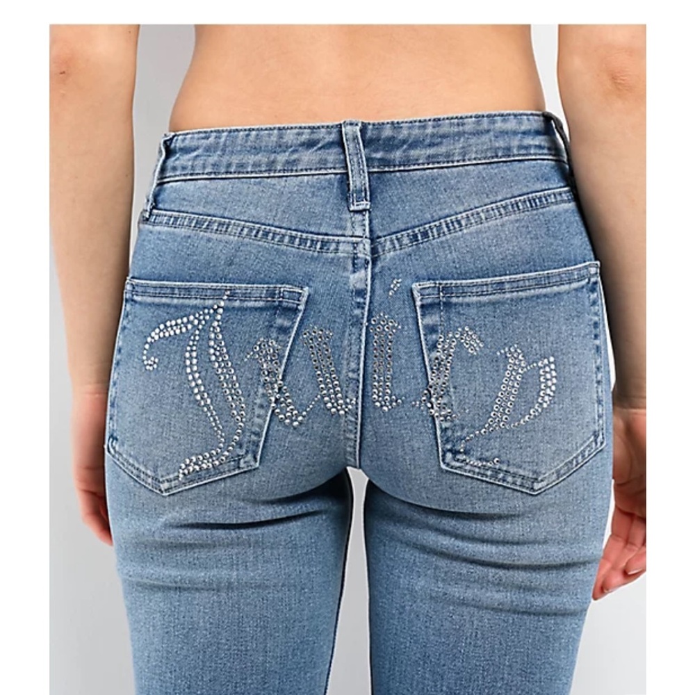 Juicy Couture Y2K Rhinestone Bootcut Jeans - Picture 9 of 9